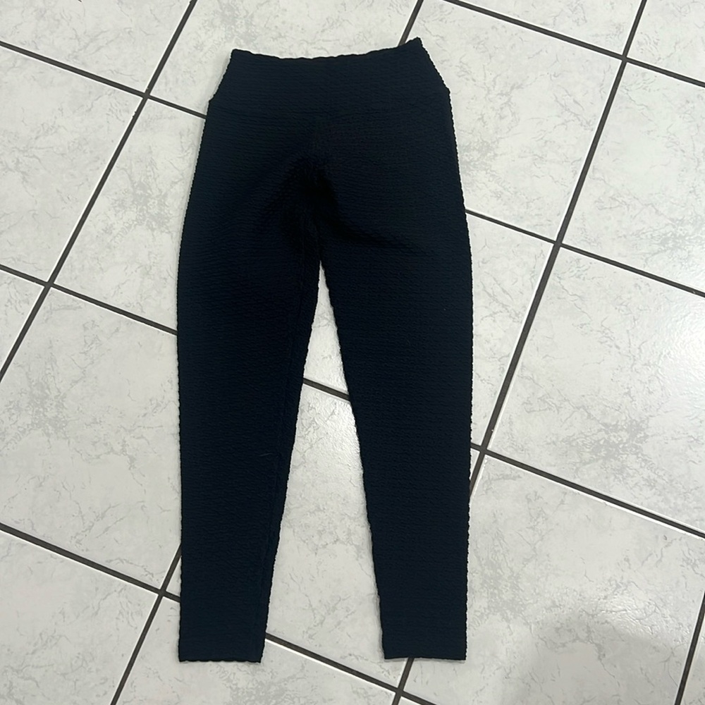 Booty by brabants. Black croco legging. One size